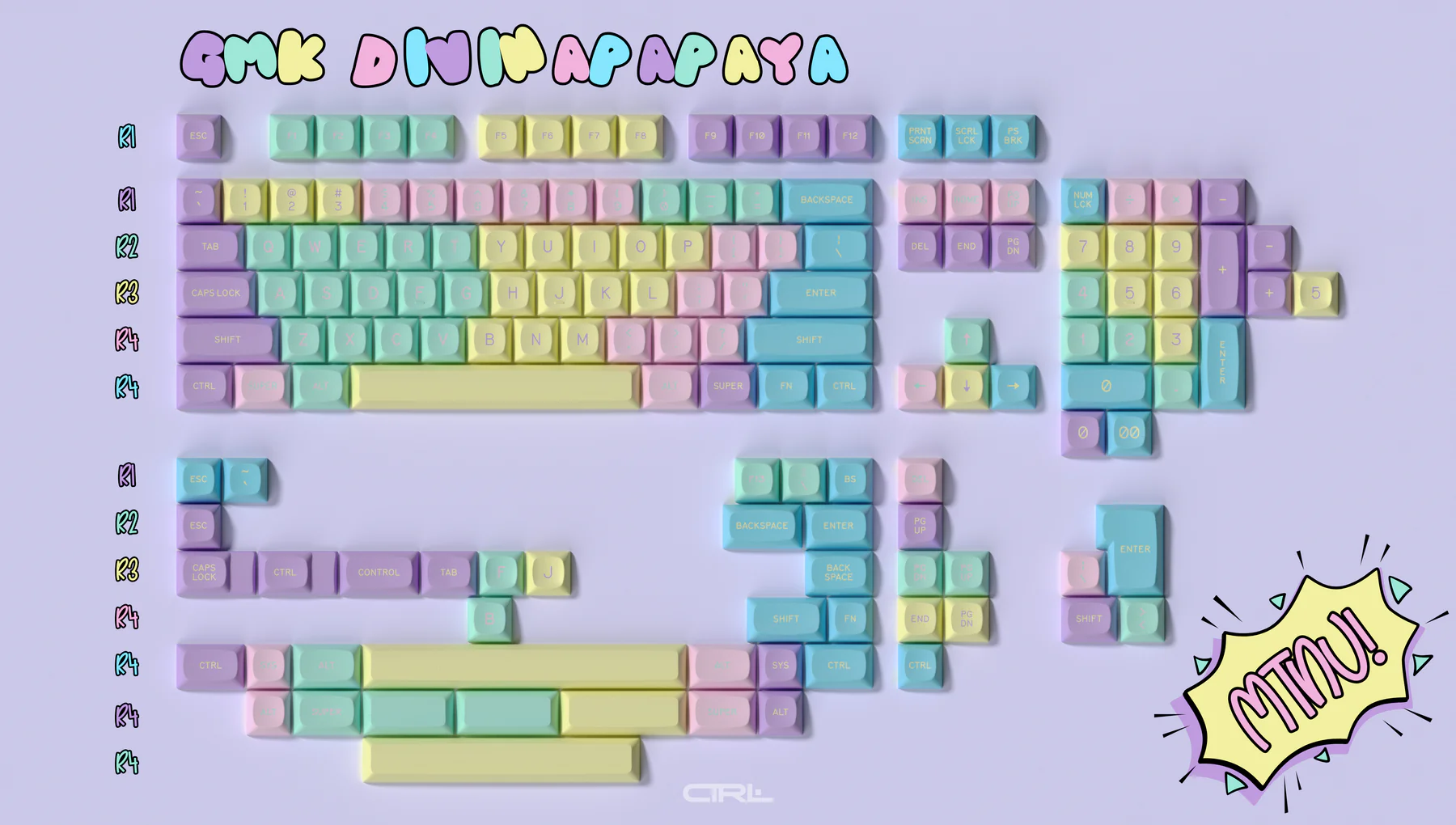 GMK DivinaPapaya Keycaps (Pre-Order) - Image 3