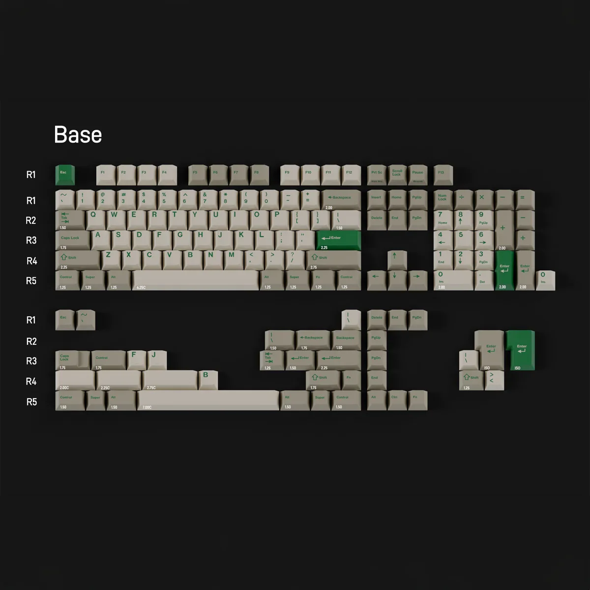 GMK CYL Green Alert Keycaps (Pre-Order) - Image 2