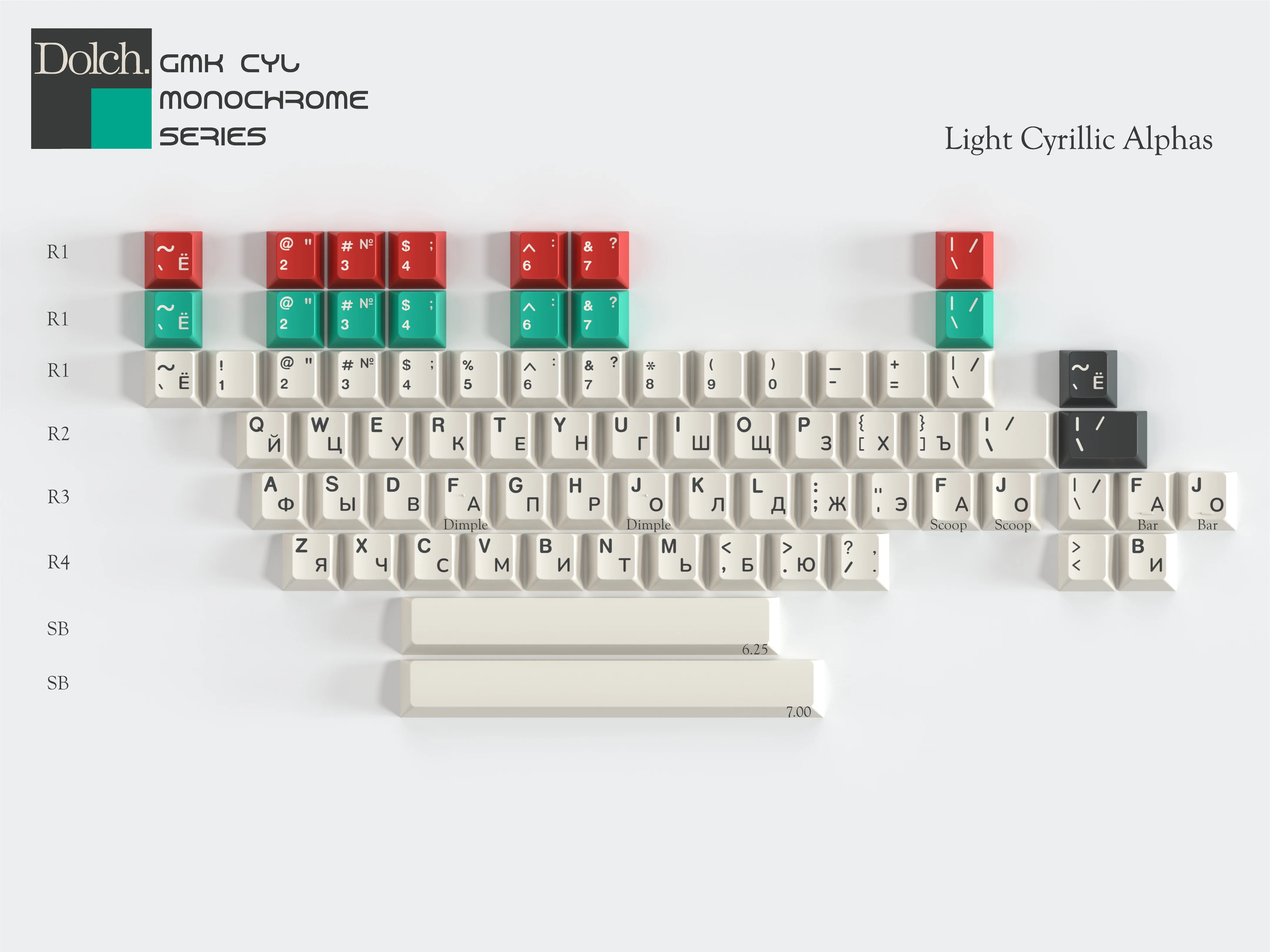 GMK CYL Monochrome Dolch (Pre-Order) - Image 11