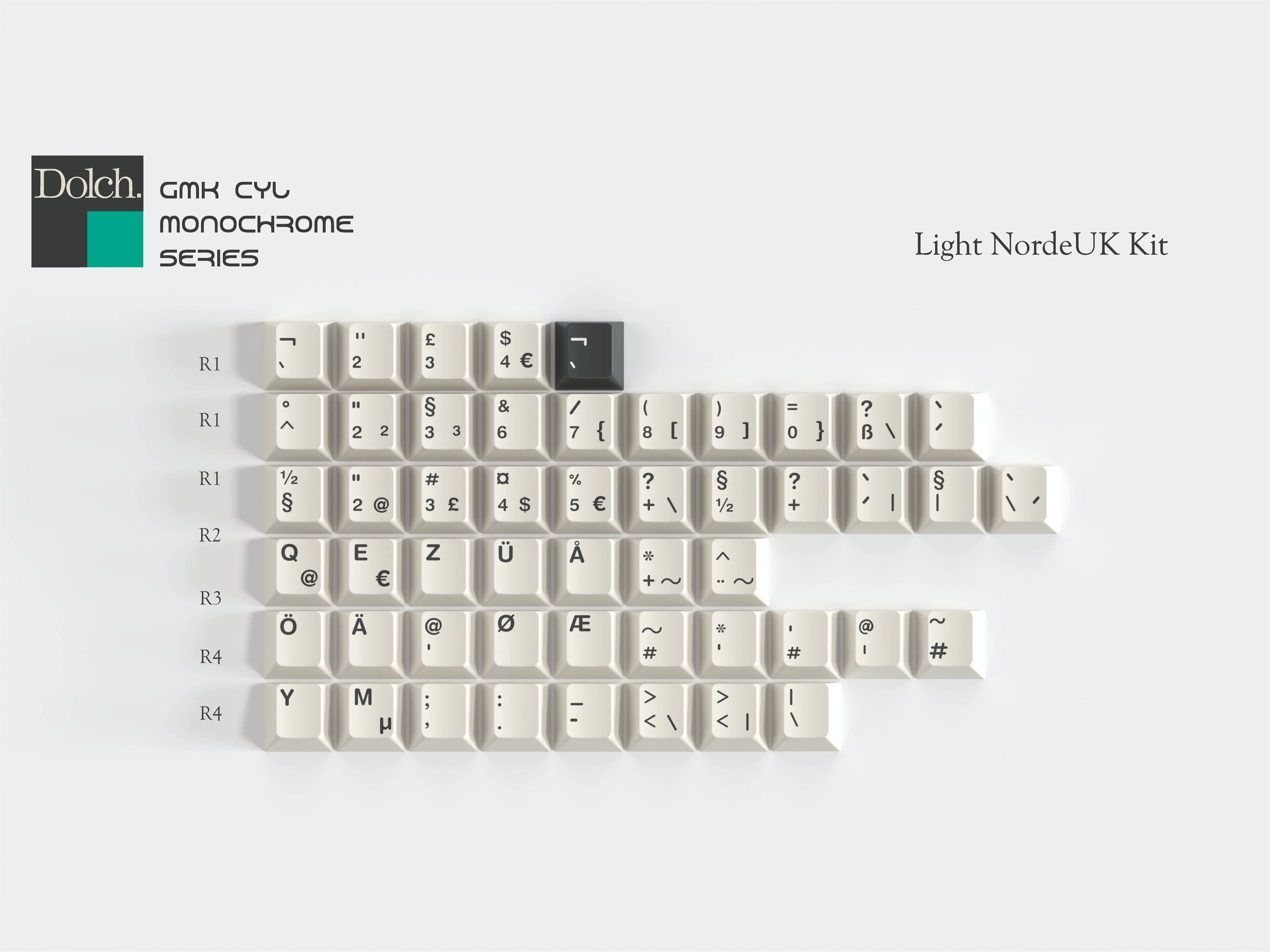 GMK CYL Monochrome Dolch (Pre-Order) - Image 12
