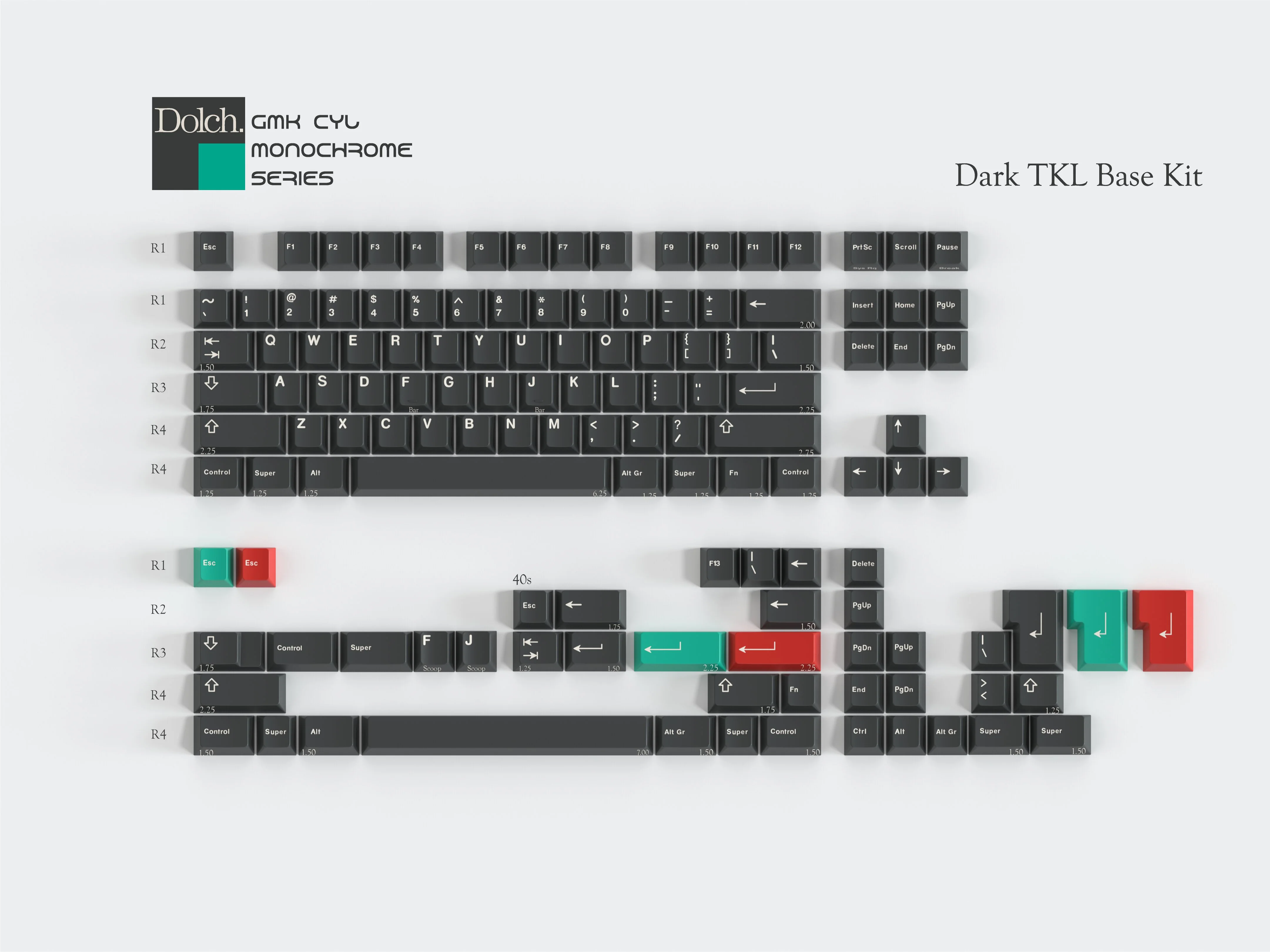 GMK CYL Monochrome Dolch (Pre-Order) - Image 4