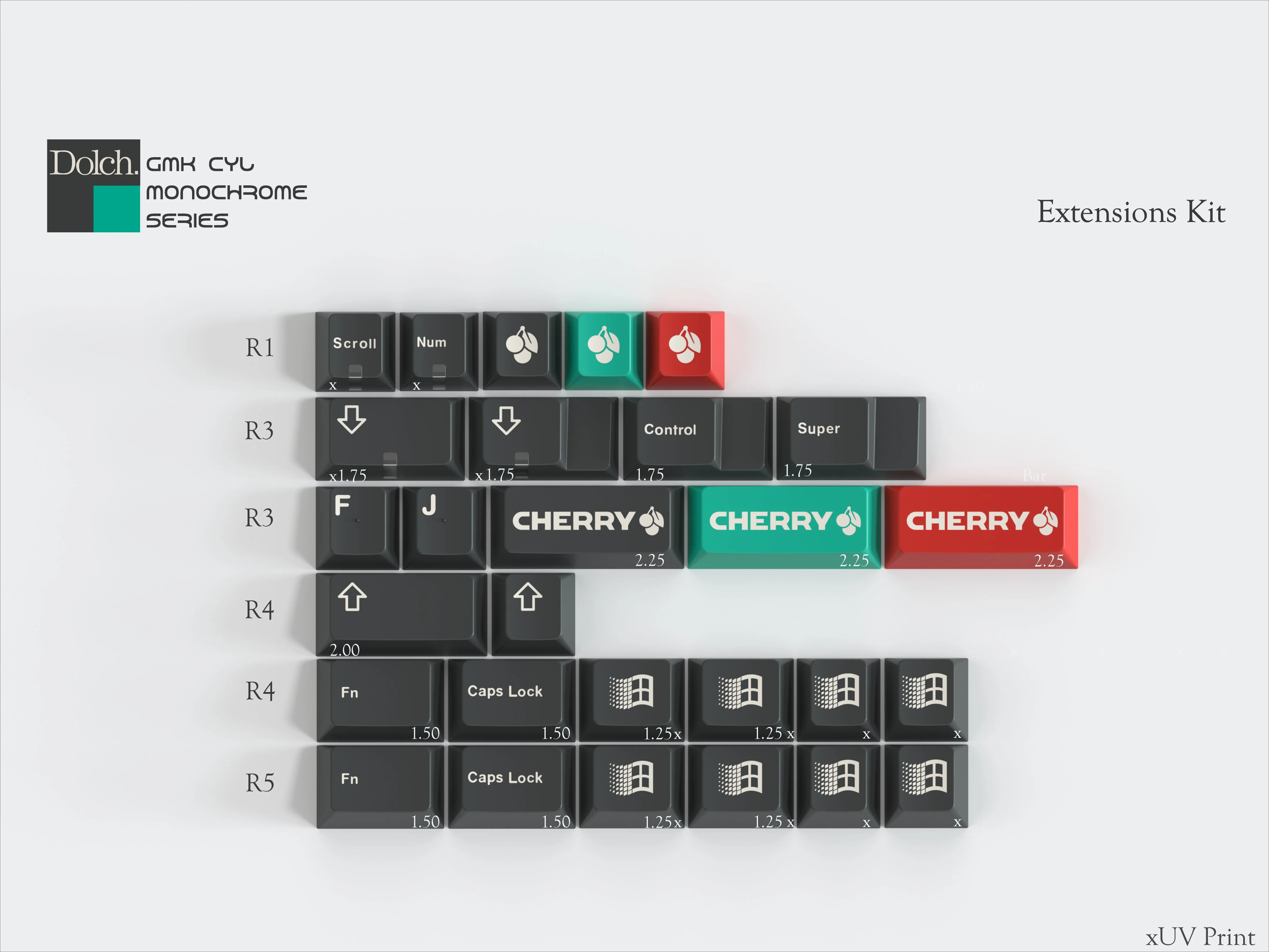 GMK CYL Monochrome Dolch (Pre-Order) - Image 7