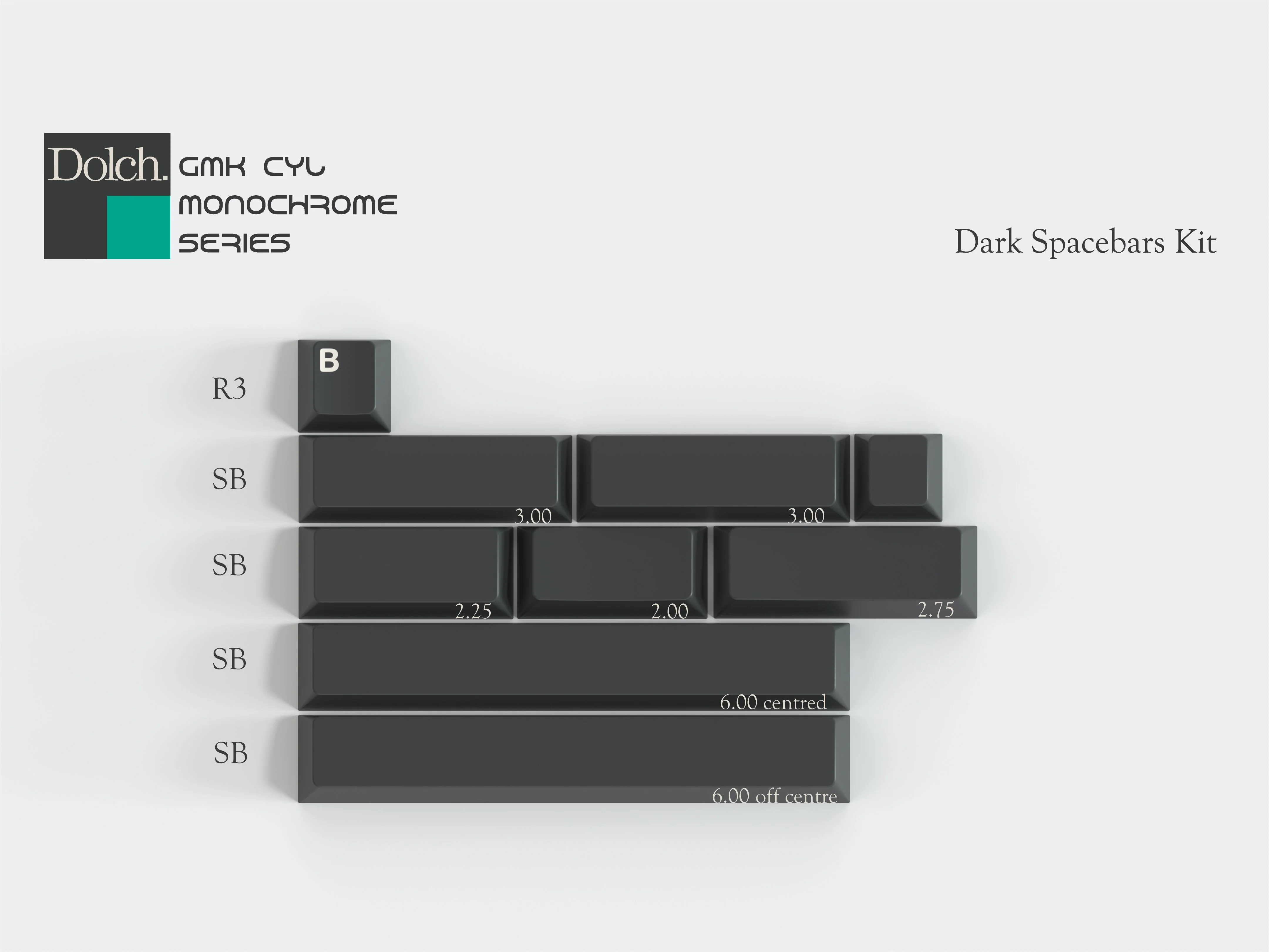 GMK CYL Monochrome Dolch (Pre-Order) - Image 8